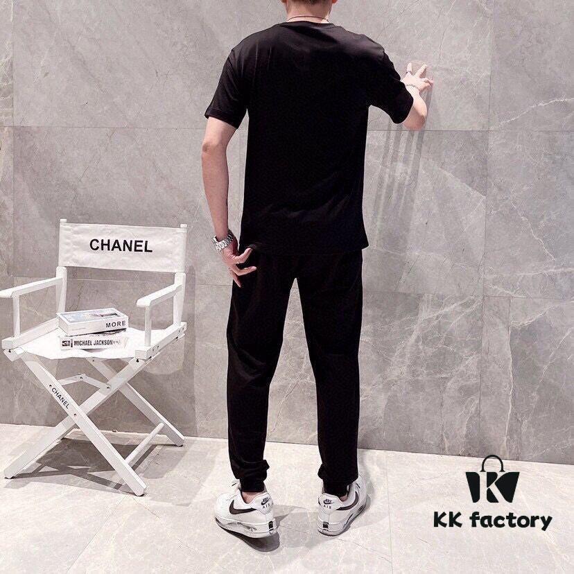 6931a1bbccd8ab3d7af95c7b CHANEL Men's Summer High-Quality Double-Mercerized Cotton Suit Set, Imported Premium Fabric, Fashion Trend Style, Simple and Elegant Design