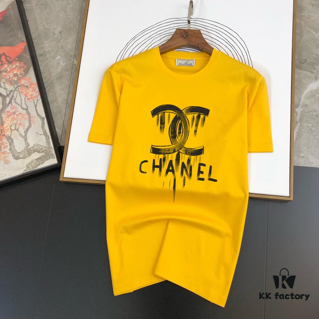 6931a1bbccd8ab3d7af95c81 CHANEL Original Men's Casual Short-Sleeve T-Shirt, 2025 Spring/Summer New Arrival, Premium Logo Craftsmanship, High-End Silky Cotton Fabric, Stylish and Versatile Design