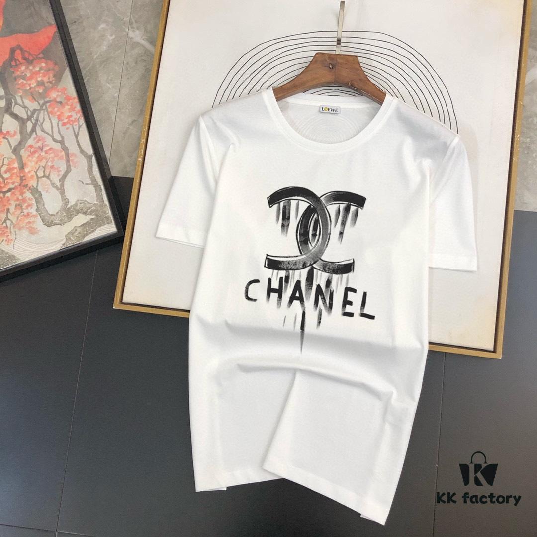 6931a1bbccd8ab3d7af95c82 CHANEL Original Men's Casual Short-Sleeve T-Shirt, 2025 Spring/Summer New Arrival, Premium Logo Craftsmanship, High-End Silky Cotton Fabric, Stylish and Versatile Design