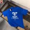 6931a1bcccd8ab3d7af95c8d CHANEL Men's Casual Short-Sleeve T-Shirt, 2025 Spring/Summer New Arrival, Premium Logo Embroidery, Imported Silk-Cotton Fabric, Slim Fit Design, Stylish and Versatile