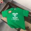 6931a1bcccd8ab3d7af95c8f CHANEL Men's Casual Short-Sleeve T-Shirt, 2025 Spring/Summer New Arrival, Premium Logo Embroidery, Imported Silk-Cotton Fabric, Slim Fit Design, Stylish and Versatile