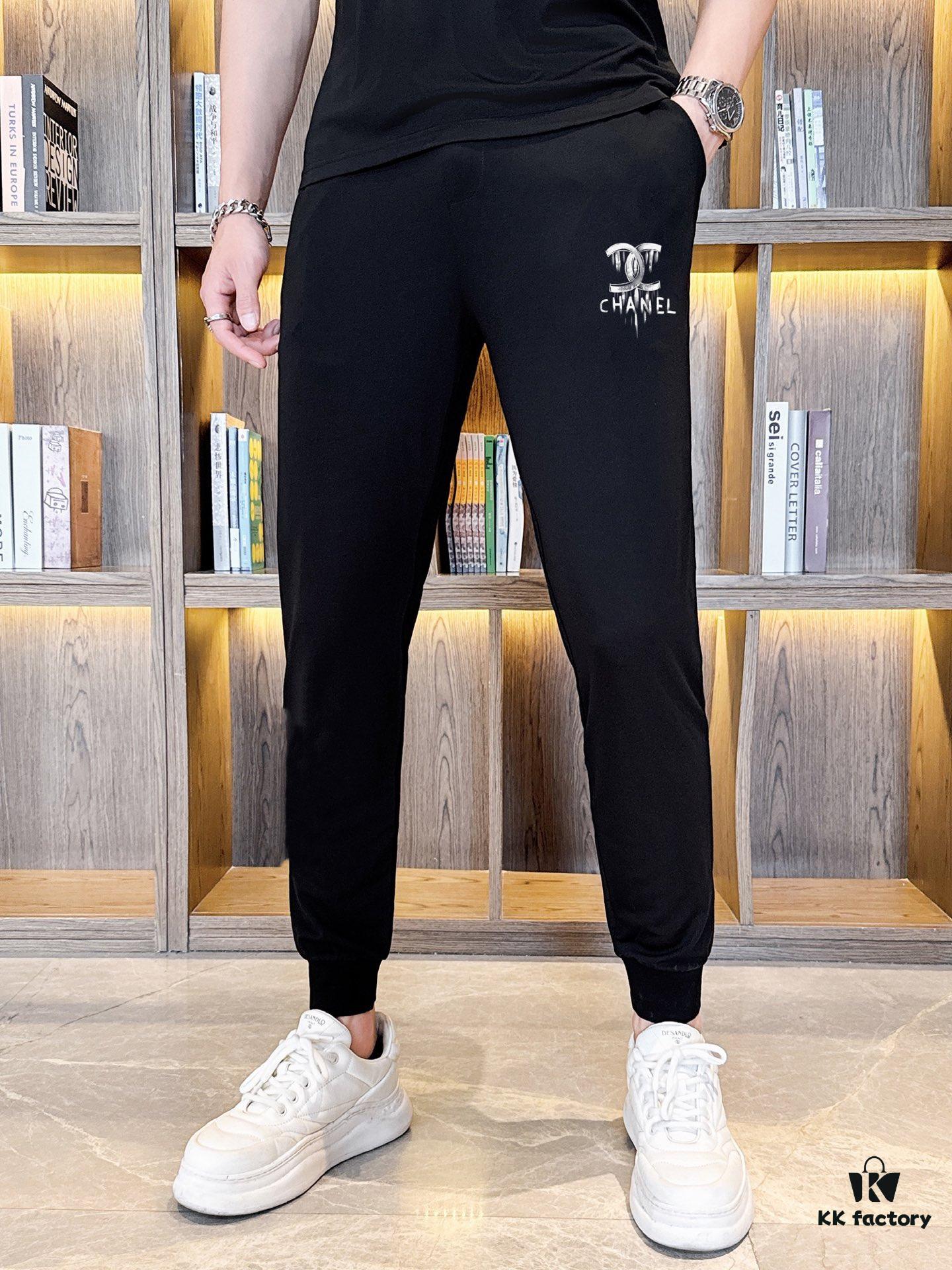 6931a1beccd8ab3d7af95cbc CHANEL Men's Summer High-Quality Double-Mercerized Cotton Suit Set, Imported Premium Fabric, Stylish and Versatile Design