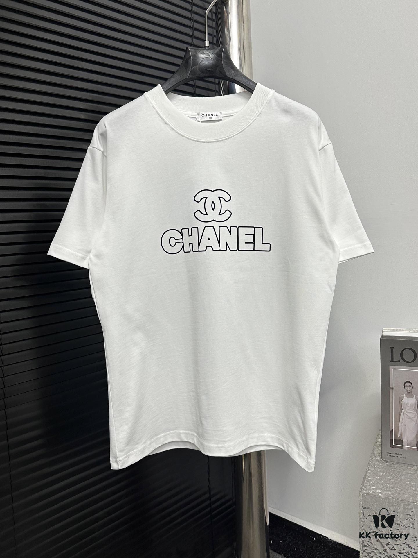 6931a1beccd8ab3d7af95cc0 ChaneL Style 25SS New Arrival Crew Neck T-Shirt