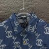 6931a1bfccd8ab3d7af95cd6 Chanel 2025 New Arrival All-Over Logo Washed Denim Jacket for Couples