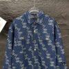 6931a1bfccd8ab3d7af95cd8 Chanel 2025 New Arrival All-Over Logo Washed Denim Jacket for Couples
