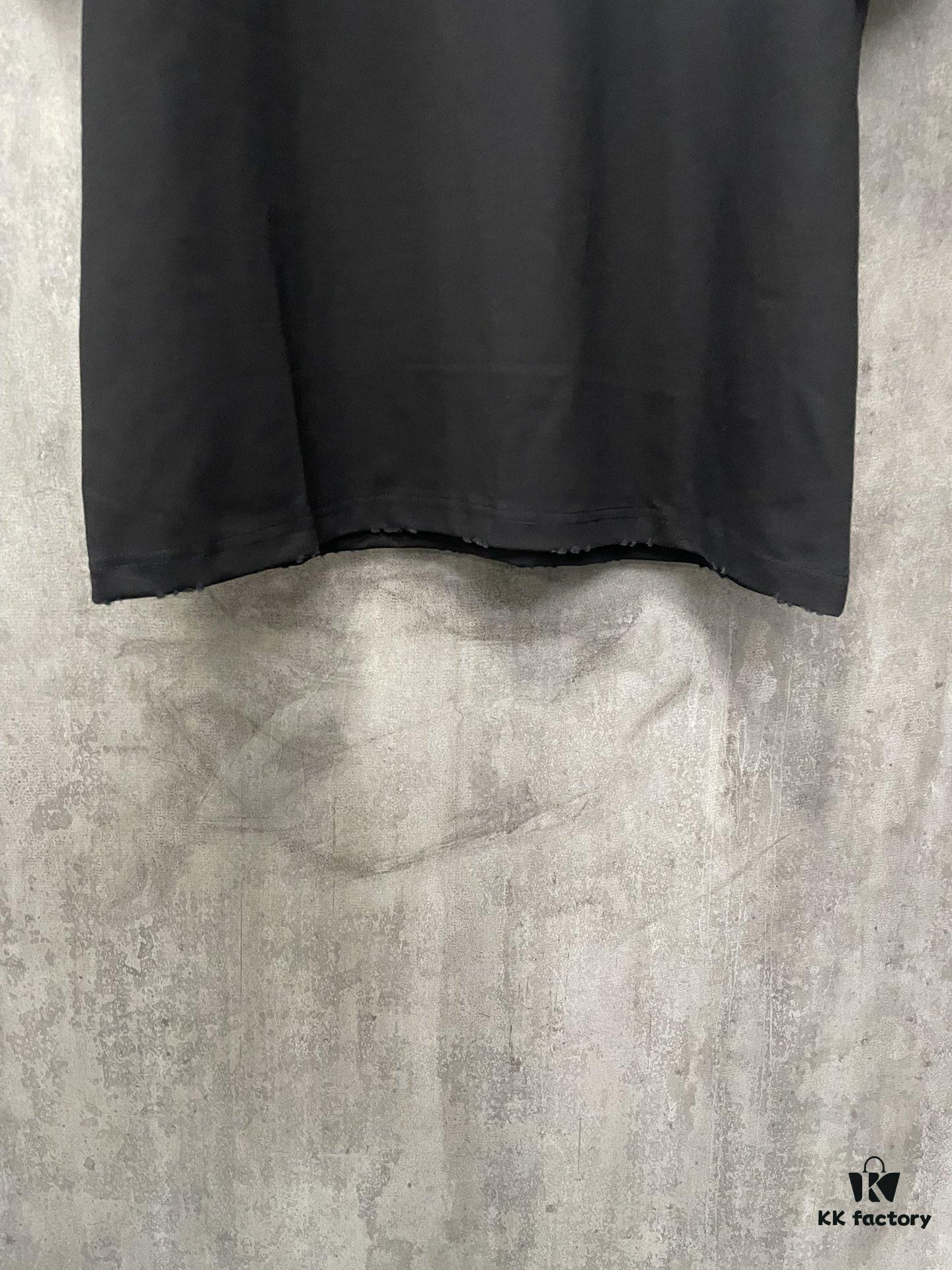 CHANEL Chanel 24SS Navy Collection Rope Digital Print Heavyweight Short Sleeve T-Shirt