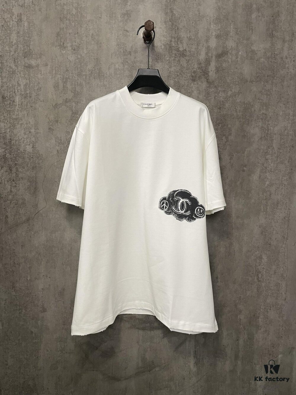 6931a1c0ccd8ab3d7af95ce6 CHANEL Chanel 24SS Navy Collection Rope Digital Print Heavyweight Short Sleeve T-Shirt, 380g Premium Cotton, Autumn Winter Essential