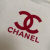 6931a1c1ccd8ab3d7af95cf7 CHANEL Chanel 24SS Classic Logo Flocked Print Heavyweight Short Sleeve T-Shirt