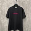 6931a1c1ccd8ab3d7af95cf8 CHANEL Chanel 24SS Classic Logo Flocked Print Heavyweight Short Sleeve T-Shirt