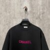 6931a1c1ccd8ab3d7af95cfa CHANEL Chanel 24SS Classic Logo Flocked Print Heavyweight Short Sleeve T-Shirt