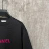 6931a1c1ccd8ab3d7af95cfb CHANEL Chanel 24SS Classic Logo Flocked Print Heavyweight Short Sleeve T-Shirt