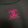 6931a1c1ccd8ab3d7af95cfe CHANEL Chanel 24SS Classic Logo Flocked Print Heavyweight Short Sleeve T-Shirt