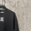 6931a1c2ccd8ab3d7af95d05 CHANEL Chanel 24SS Classic Logo Distressed Heavyweight Solid Short-Sleeve T-Shirt