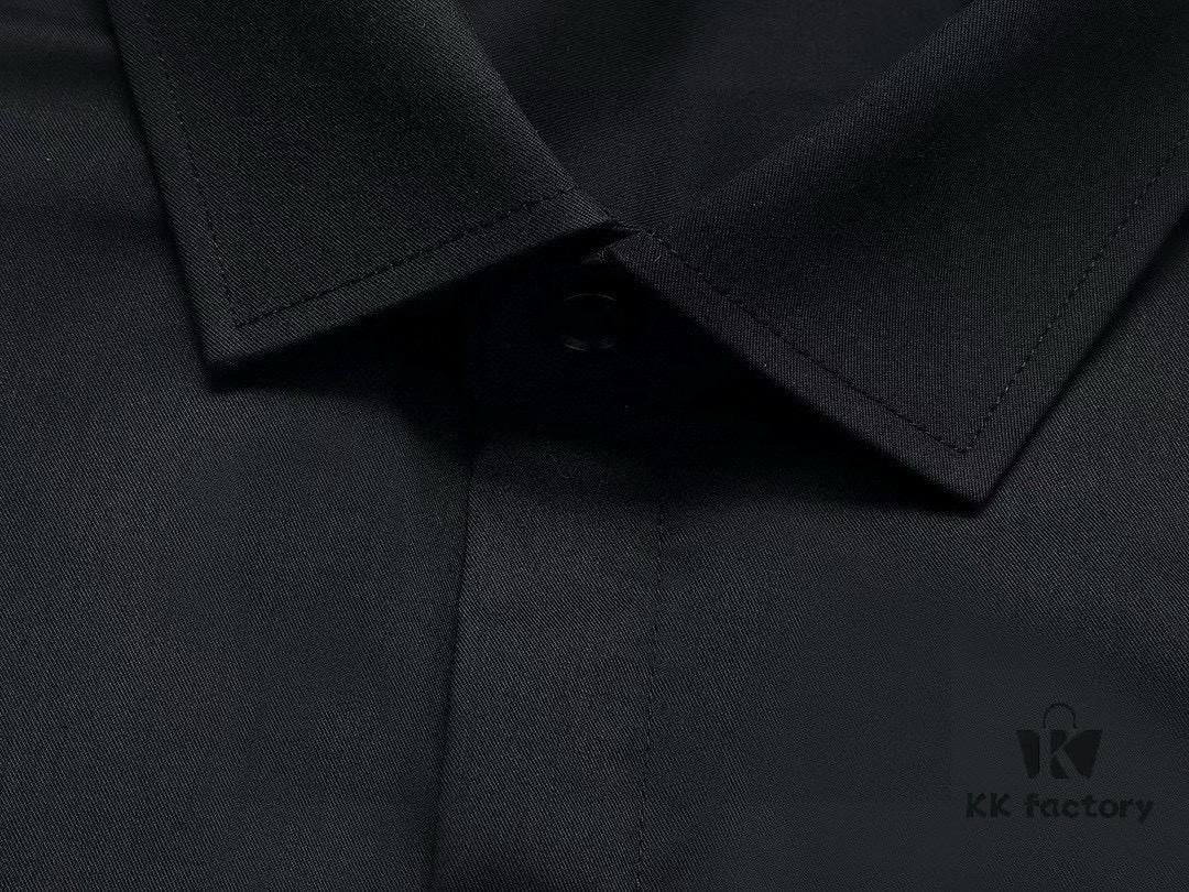 6931a1c2ccd8ab3d7af95d0e Stone Island Long-Sleeve Shirt with Ergonomic 3D Tailoring, Hidden Placket, and Cotton-Bamboo Fiber Fabric