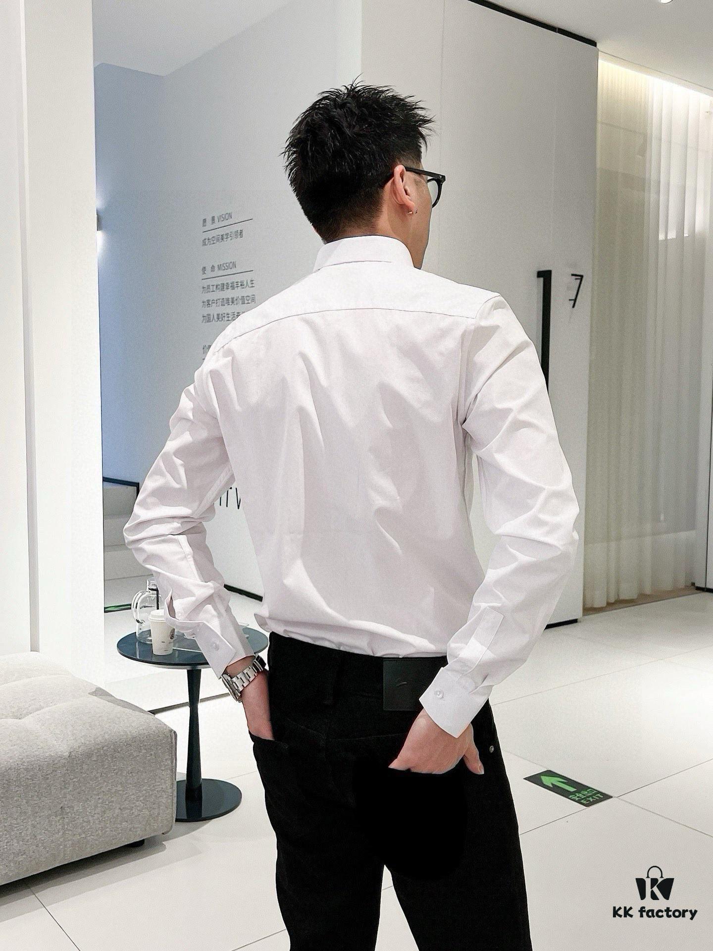 6931a1c3ccd8ab3d7af95d17 Stone Island Long-Sleeve Shirt with Ergonomic 3D Tailoring, Hidden Placket, and Cotton-Bamboo Fiber Fabric