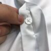 6931a1c3ccd8ab3d7af95d18 Stone Island Long-Sleeve Shirt with Ergonomic 3D Tailoring, Hidden Placket, and Cotton-Bamboo Fiber Fabric