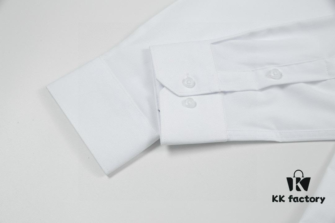 6931a1c3ccd8ab3d7af95d1b Stone Island Long-Sleeve Shirt with Ergonomic 3D Tailoring, Hidden Placket, and Cotton-Bamboo Fiber Fabric