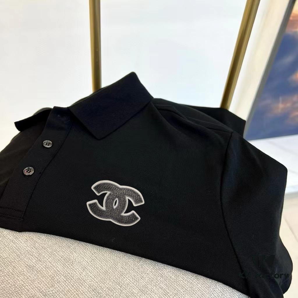 Chanel High-End Exclusive Piqué Polo Shirt (Triple Authentication Complete)
