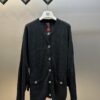 Chanel Bookbag Button Knit Cardigan