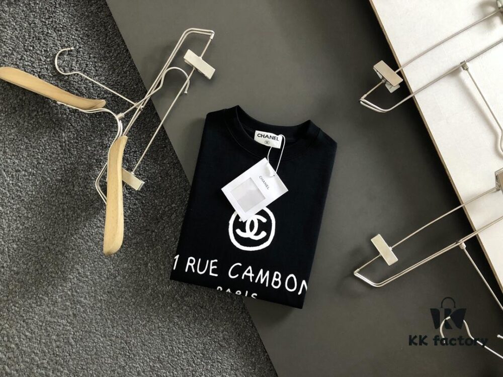 Chanel 2025 Latest Print Short-Sleeve T-Shirt, High-Quality Cabinet Original Order, Top-Tier Craftsmanship with Imported Fabric