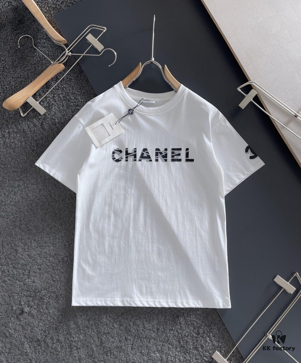 6931a1c8ccd8ab3d7af95d7f Chanel 2025 Latest Print Short-Sleeve T-Shirt, High-Quality Cabinet Original Order, Top-Tier Craftsmanship with Imported Fabric