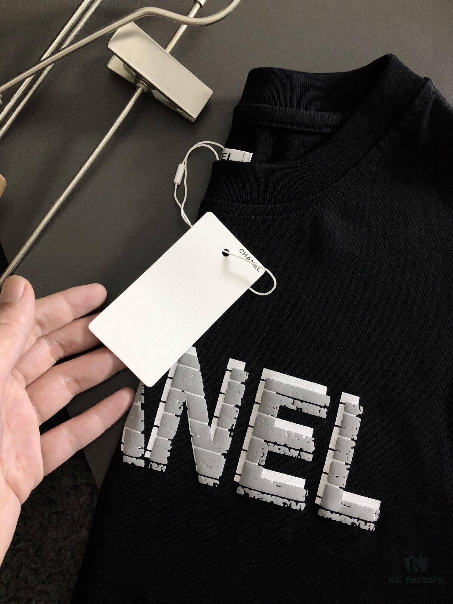 Chanel 2025 Latest Print Short Sleeve T-Shirt