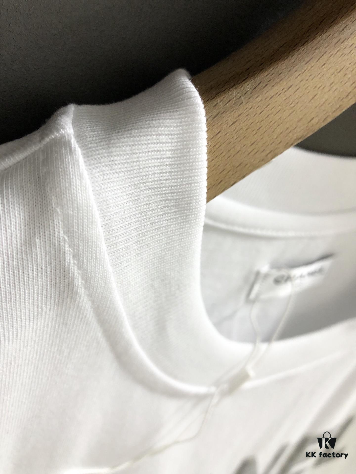 Chanel 2025 Latest Print Short-Sleeve T-Shirt, High-Quality Cabinet Original Order, Top-Tier Craftsmanship with Imported Fabric