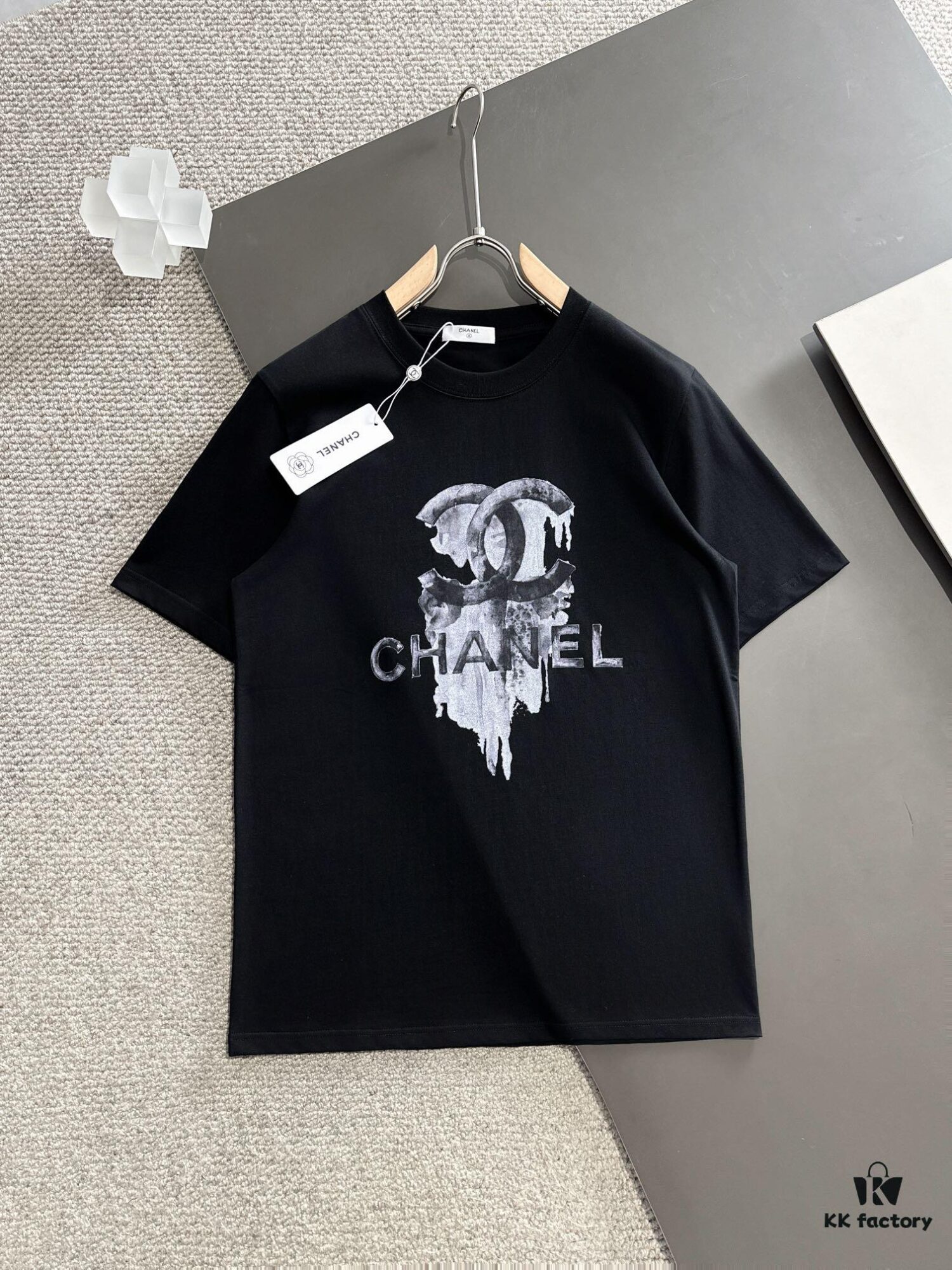 6931a1cbccd8ab3d7af95dc5 Chanel 2025 Latest Print Short-Sleeve T-Shirt, High-Quality Cabinet Original Order, Top-Tier Craftsmanship with Imported Fabric
