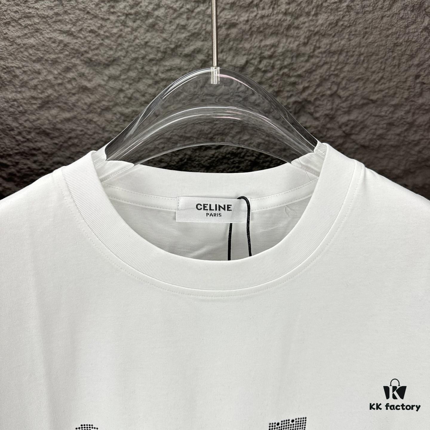 6931a1cdccd8ab3d7af95deb Chanel 2025 New Sequin Letter Logo Couple's Short Sleeve T-Shirt