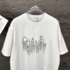 6931a1cdccd8ab3d7af95ded Chanel 2025 New Sequin Letter Logo Couple's Short Sleeve T-Shirt