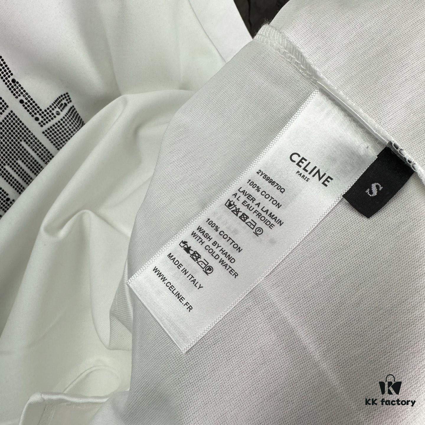 6931a1cdccd8ab3d7af95def Chanel 2025 New Sequin Letter Logo Couple's Short Sleeve T-Shirt
