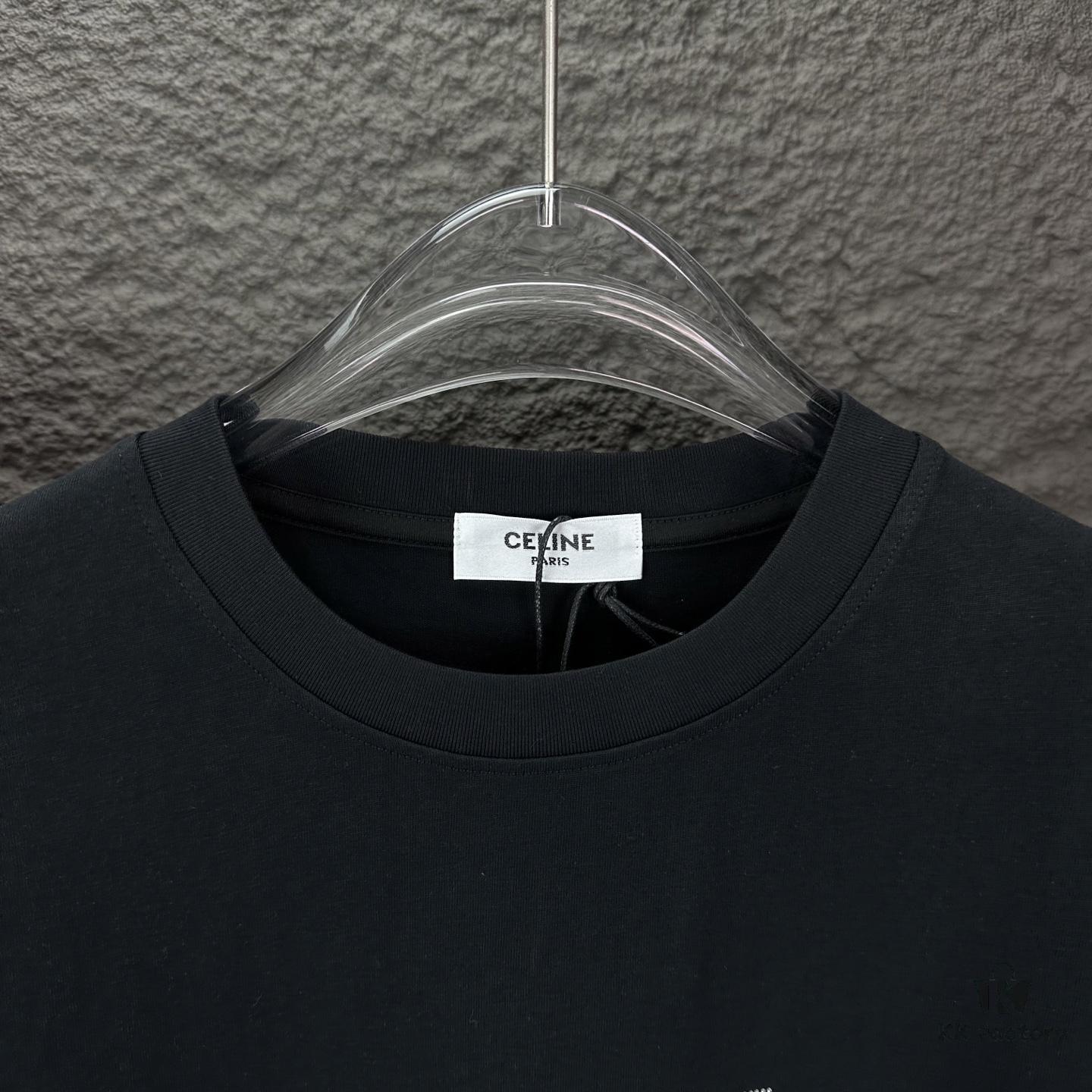 6931a1ceccd8ab3d7af95df4 Chanel 2025 New Arrival Rhinestone Letter Logo Couple Short Sleeve T-Shirt