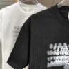 6931a1d0ccd8ab3d7af95e22 MM6 Maison Margiela 2025 Spring/Summer New Arrival Round Neck Short Sleeve T-Shirt with Dot Print and Debossed Lettering Craftsmanship, Made from 320g Double-Yarn Combed Cotton Fabric, Slightly Loose Fit, Soft and Substantial Fabric Texture, Unisex Design