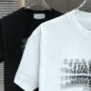6931a1d1ccd8ab3d7af95e2b MM6 Maison Margiela 2025 Spring/Summer New Arrival Round Neck Short Sleeve T-Shirt with Dot Print and Debossed Lettering Craftsmanship, Premium 320g Double-Yarn Combed Cotton Fabric, Slightly Loose Unisex Fit