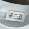 6931a1d1ccd8ab3d7af95e2d MM6 Maison Margiela 2025 Spring/Summer New Arrival Round Neck Short Sleeve T-Shirt with Dot Print and Debossed Lettering Craftsmanship, Premium 320g Double-Yarn Combed Cotton Fabric, Slightly Loose Unisex Fit