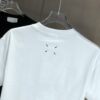 6931a1d1ccd8ab3d7af95e31 MM6 Maison Margiela 2025 Spring/Summer New Arrival Round Neck Short Sleeve T-Shirt with Dot Print and Debossed Lettering Craftsmanship, Premium 320g Double-Yarn Combed Cotton Fabric, Slightly Loose Unisex Fit