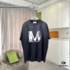 6931a1d1ccd8ab3d7af95e32 MM6 Maison Margiela 2025 Summer New Arrival Distressed Gradient Vintage Short Sleeve T-Shirt with Custom Fabric 320g and Signature Logo Print Unisex