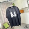 6931a1d1ccd8ab3d7af95e33 MM6 Maison Margiela 2025 Summer New Arrival Distressed Gradient Vintage Short Sleeve T-Shirt with Custom Fabric 320g and Signature Logo Print Unisex
