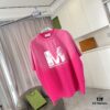 6931a1d2ccd8ab3d7af95e3b MM6 Maison Margiela 2025 Summer New Arrival Distressed Gradient Worn-Out Personalized Logo Print Custom Fabric 320g Short Sleeve T-Shirt Unisex