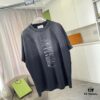 6931a1d4ccd8ab3d7af95e5f MM6 Maison Margiela 2025 Summer New Arrival Distressed Gradient Worn-Out Design with Signature Logo Print Custom 320g Fabric Short Sleeve T-Shirt Unisex