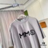 6931a1d7ccd8ab3d7af95e78 MM6 Maison Margiela 2025 Summer New Arrival Distressed Ombre Vintage Short Sleeve T-Shirt with Unique Logo Print, Custom 320g Fabric, Unisex Design