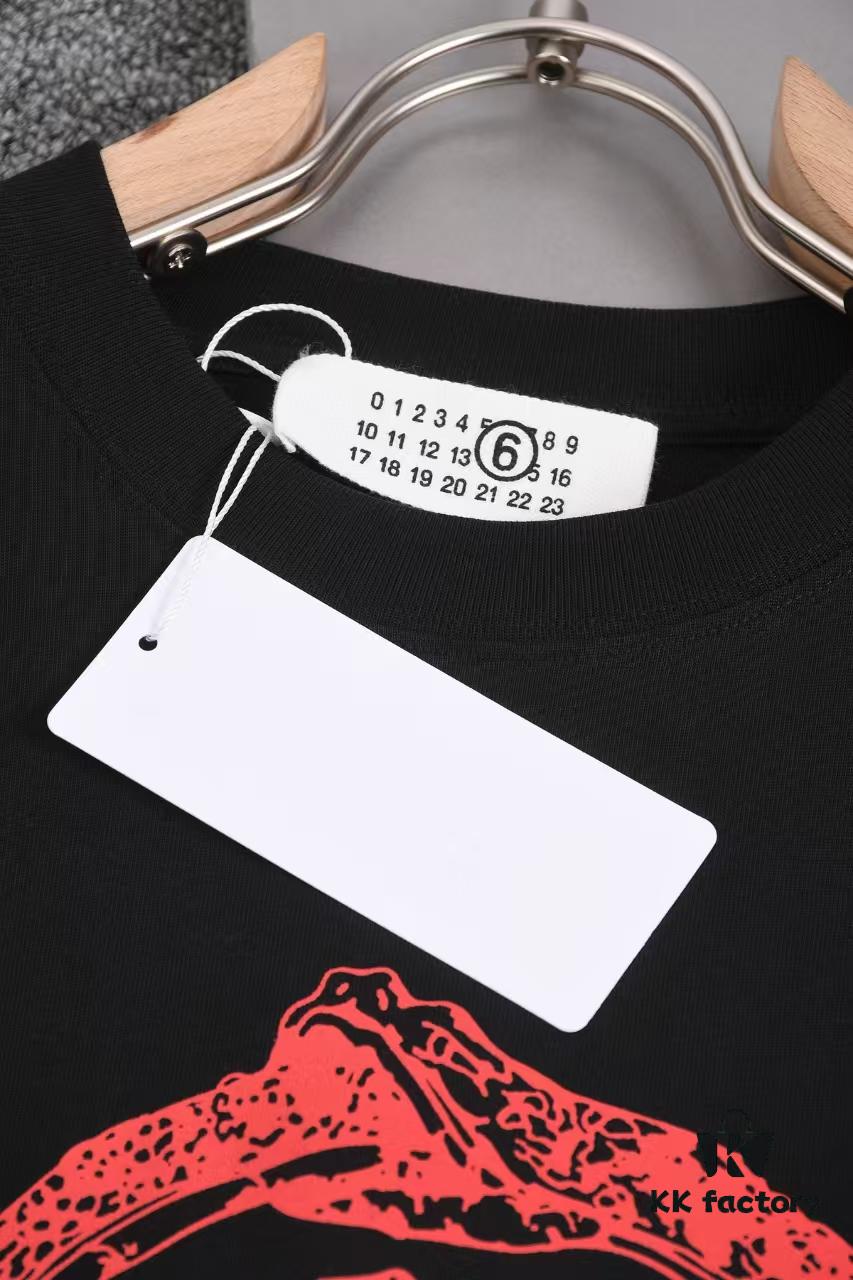 6931a1dbccd8ab3d7af95ea8 New Arrival 25S Maison Margiela Digital Print T-Shirt, Pre-washed Cotton Fabric, Unisex Loose Fit, Soft and Comfortable