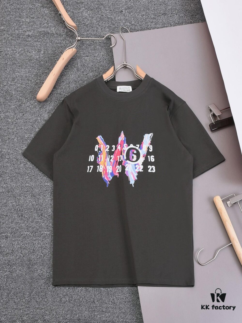 6931a1dcccd8ab3d7af95eb4 New Arrival 25S Maison Margiela Digital Print T-Shirt, Premium Cotton Garment-Washed Fabric, Unisex Loose Fit Fashion Tee