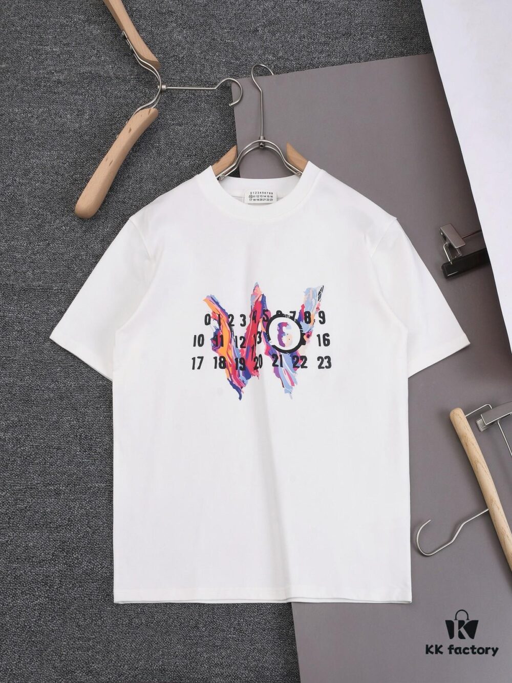 6931a1dcccd8ab3d7af95ebd New Arrival 25S Maison Margiela Digital Print T-Shirt, Premium Cotton Garment-Washed Fabric, Unisex Loose Fit Fashion Top