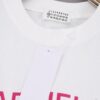 6931a1dfccd8ab3d7af95ef2 New Arrival 25S Maison Margiela Classic Flocked Letter T-Shirt, Garment-Washed Cotton Fabric, Unisex Loose Fit