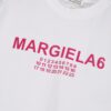 6931a1dfccd8ab3d7af95ef3 New Arrival 25S Maison Margiela Classic Flocked Letter T-Shirt, Garment-Washed Cotton Fabric, Unisex Loose Fit