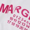 6931a1dfccd8ab3d7af95ef5 New Arrival 25S Maison Margiela Classic Flocked Letter T-Shirt, Garment-Washed Cotton Fabric, Unisex Loose Fit