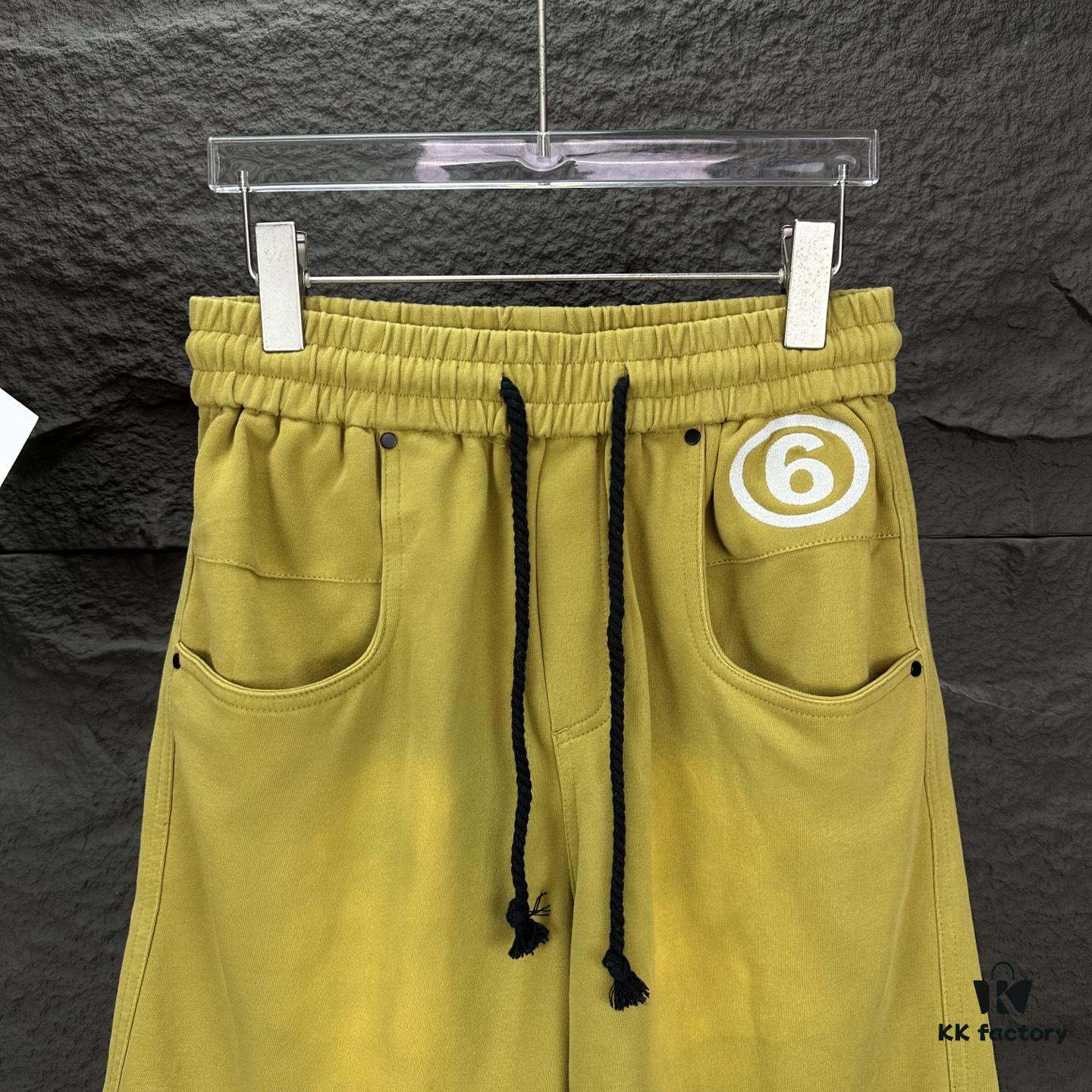 6931a1e1ccd8ab3d7af95f24 Maison Margiela 2025 New Embroidered Number Logo Couple Shorts