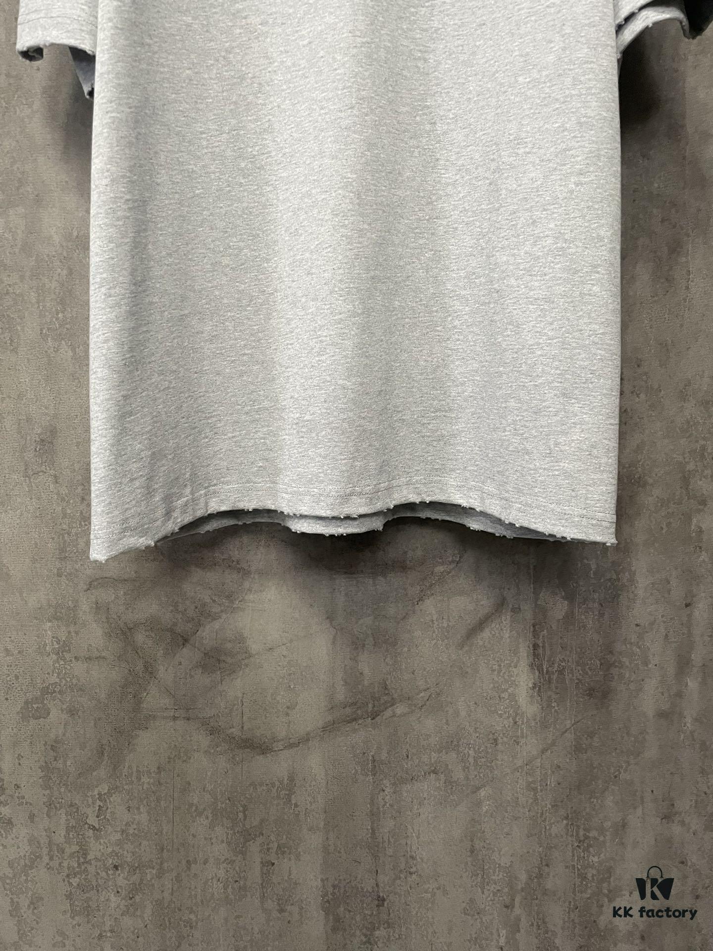 6931a1e2ccd8ab3d7af95f2c MM6 Maison Margiela 24SS Foam Logo Print Heavyweight Short Sleeve T-Shirt in 380g Cotton