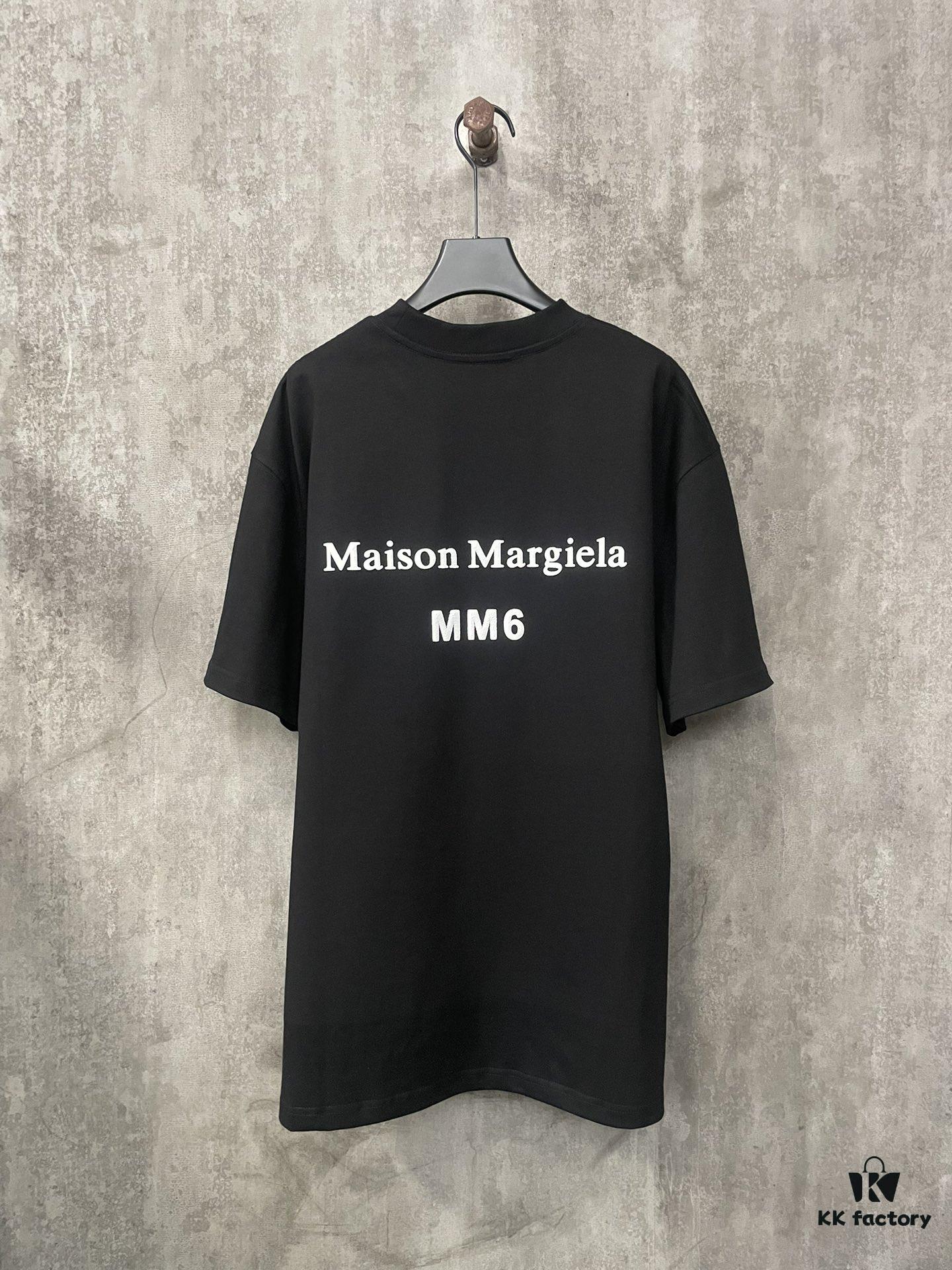 6931a1e2ccd8ab3d7af95f33 MM6 Martin Margiela 24SS Heavyweight 380g Short Sleeve T-Shirt with 3D Foam Logo Print